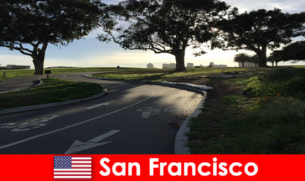 Исследовательский тур для иностранцев на велосипеде по Сан-Франциско, США