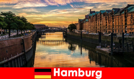Архитектурная красота и развлечения для коротких перерывов в Гамбурге, Германия