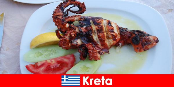 Откройте для себя кулинарные деликатесы моря на Крите, Греция