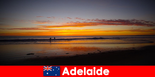 Великолепные пляжи в Аделаиде, Австралия, завершат вечер