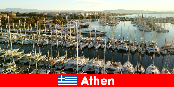 Порт Афин Греция всегда притягивала отдыхающих