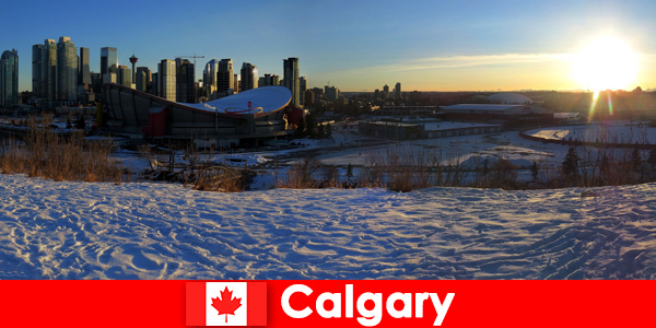 Зимние виды спорта и отдых в Калгари для любителей Канады